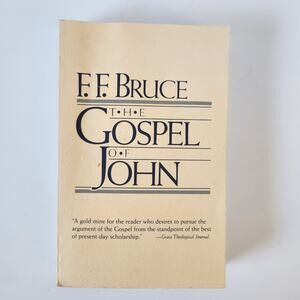 The Gospel of John Commentary Book by F.F. Bruce PB Pastor Elder Preaching